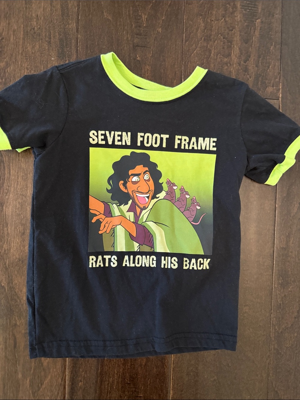 Disney Parks Encanto Bruno Seven Foot Frame Rats Along His Back Graphic Tee XXS